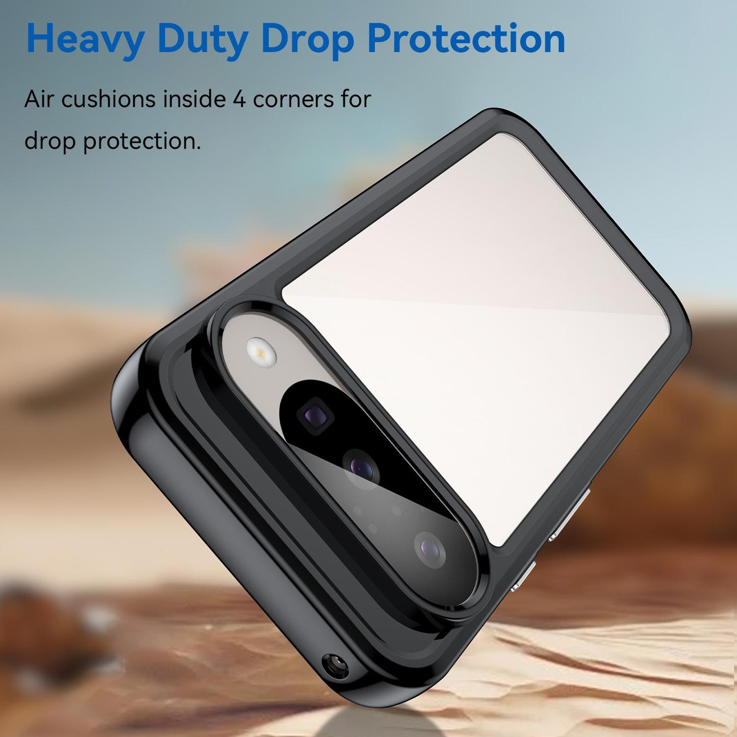 Google Pixel 10 Acrylic Hybrid TPU Protective Phone Case, Colourful Series Shockproof Cover
