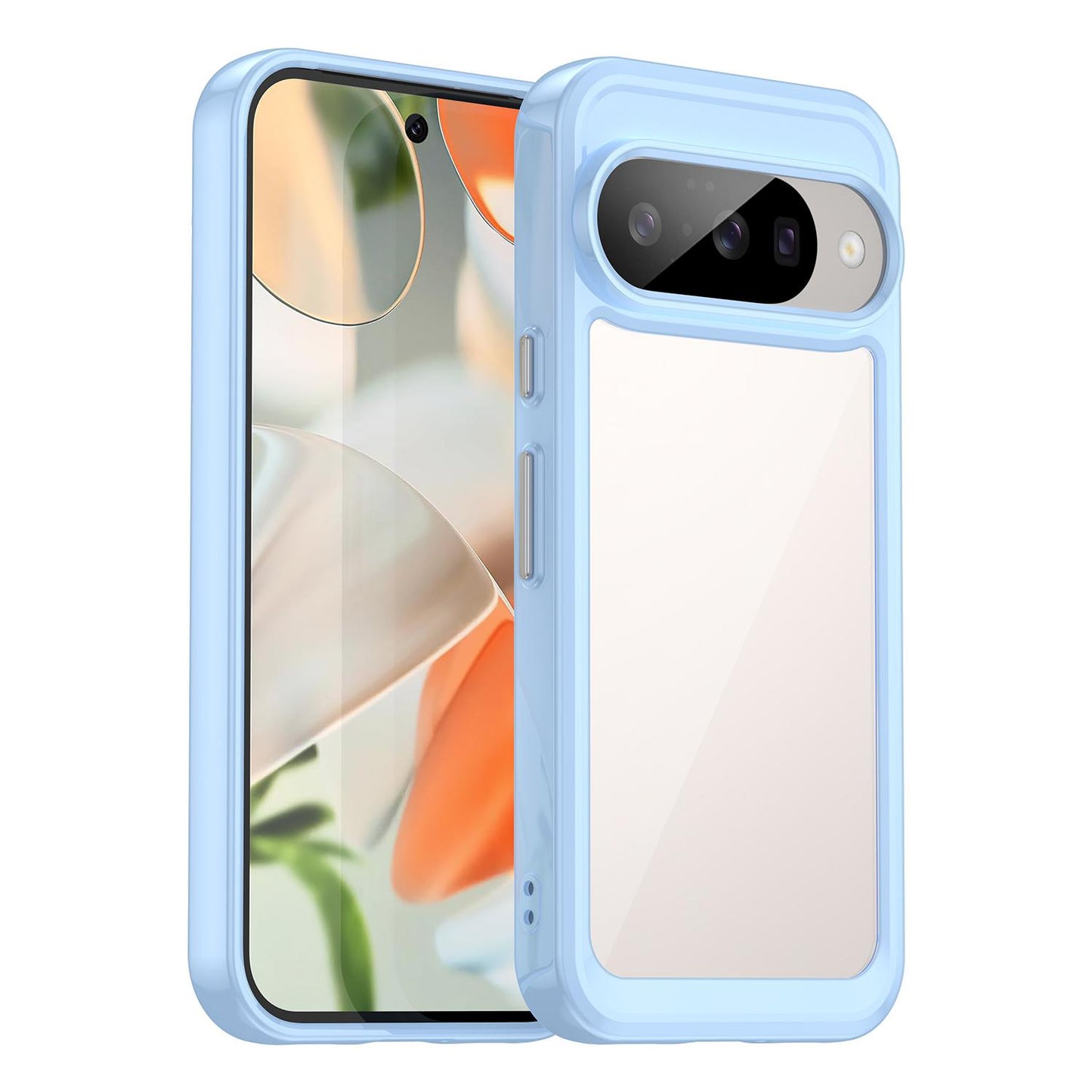 Google Pixel 10 Acrylic Hybrid TPU Protective Phone Case, Colourful Series Shockproof Cover