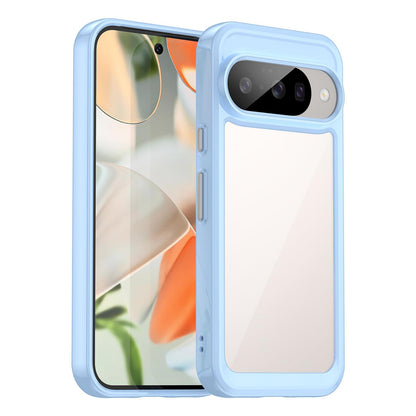 Google Pixel 10 Acrylic Hybrid TPU Protective Phone Case, Colourful Series Shockproof Cover
