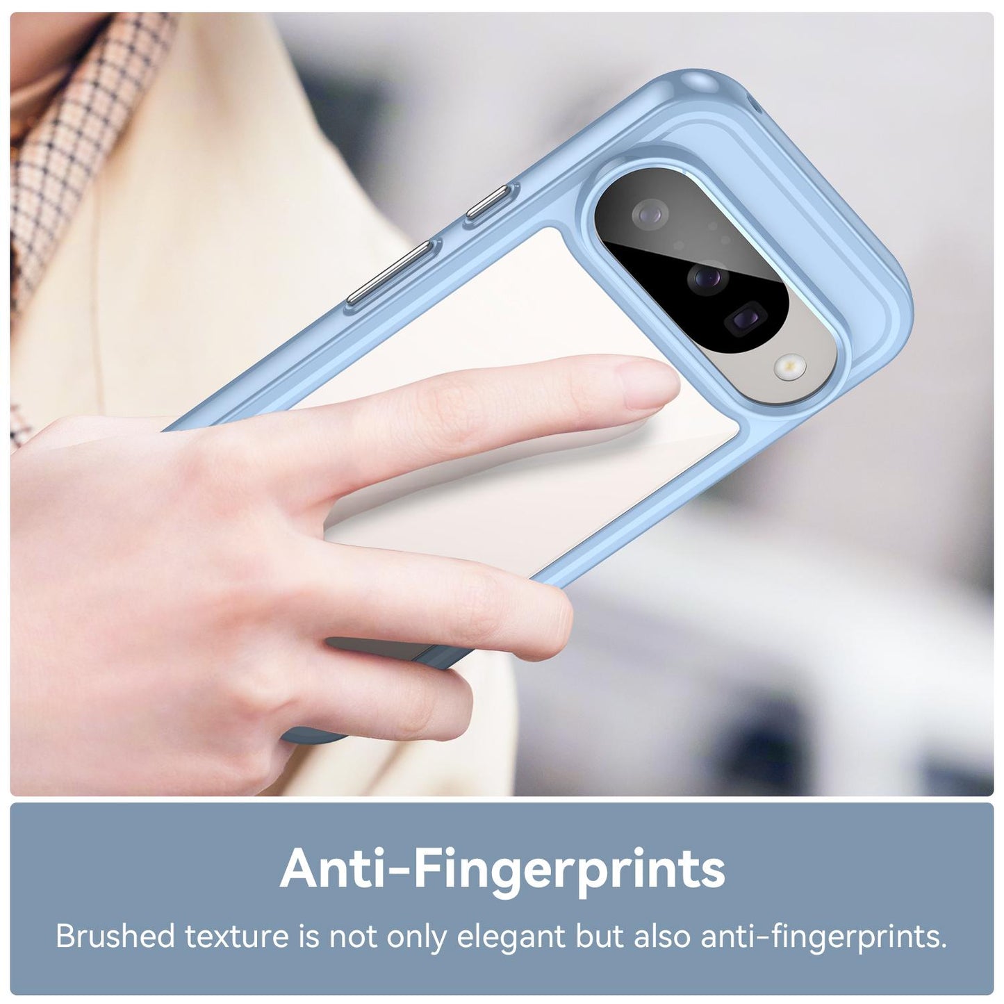 Google Pixel 10 Acrylic Hybrid TPU Protective Phone Case, Colourful Series Shockproof Cover