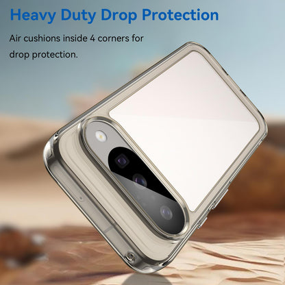 Google Pixel 10 Acrylic Hybrid TPU Protective Phone Case, Colourful Series Shockproof Cover