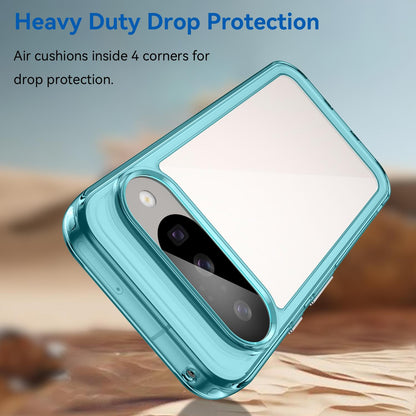 Google Pixel 10 Acrylic Hybrid TPU Protective Phone Case, Colourful Series Shockproof Cover