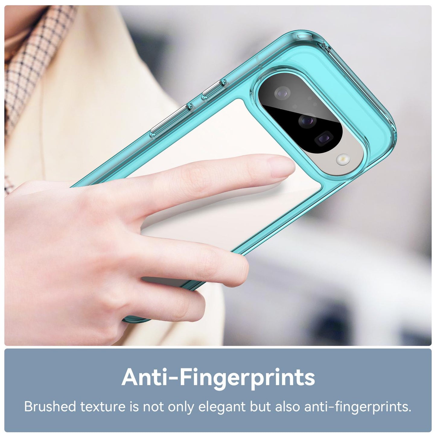Google Pixel 10 Acrylic Hybrid TPU Protective Phone Case, Colourful Series Shockproof Cover