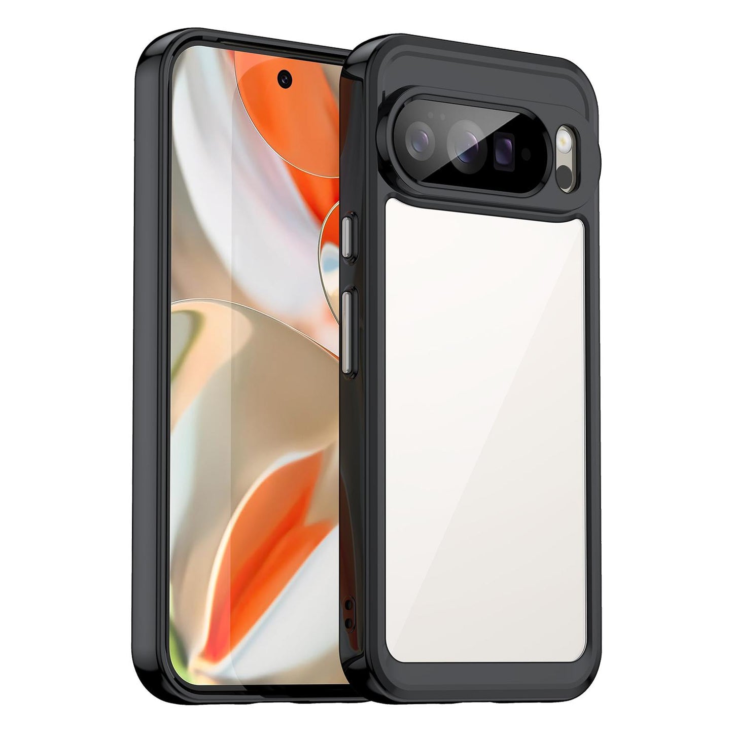 Google Pixel 10 Pro XL Acrylic Hybrid TPU Protective Phone Case, Colourful Series Shockproof Cover