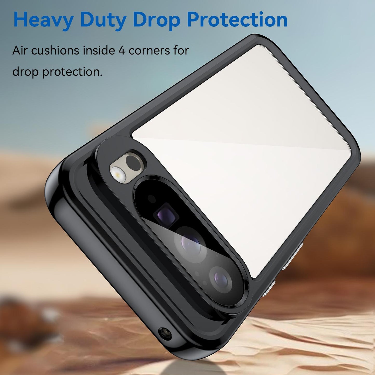 Google Pixel 10 Pro XL Acrylic Hybrid TPU Protective Phone Case, Colourful Series Shockproof Cover