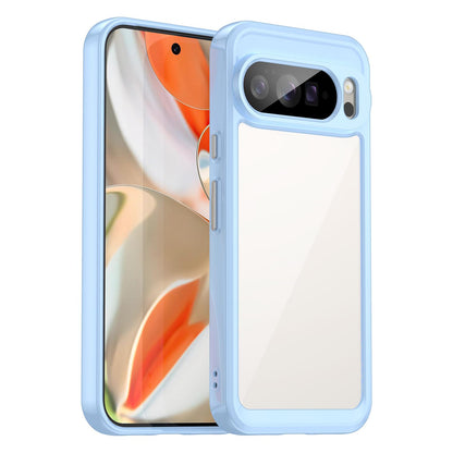 Google Pixel 10 Pro XL Acrylic Hybrid TPU Protective Phone Case, Colourful Series Shockproof Cover