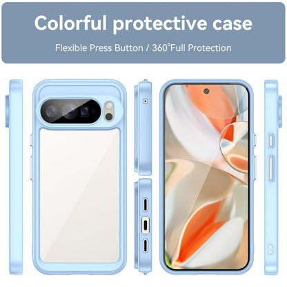 Google Pixel 10 Pro XL Acrylic Hybrid TPU Protective Phone Case, Colourful Series Shockproof Cover
