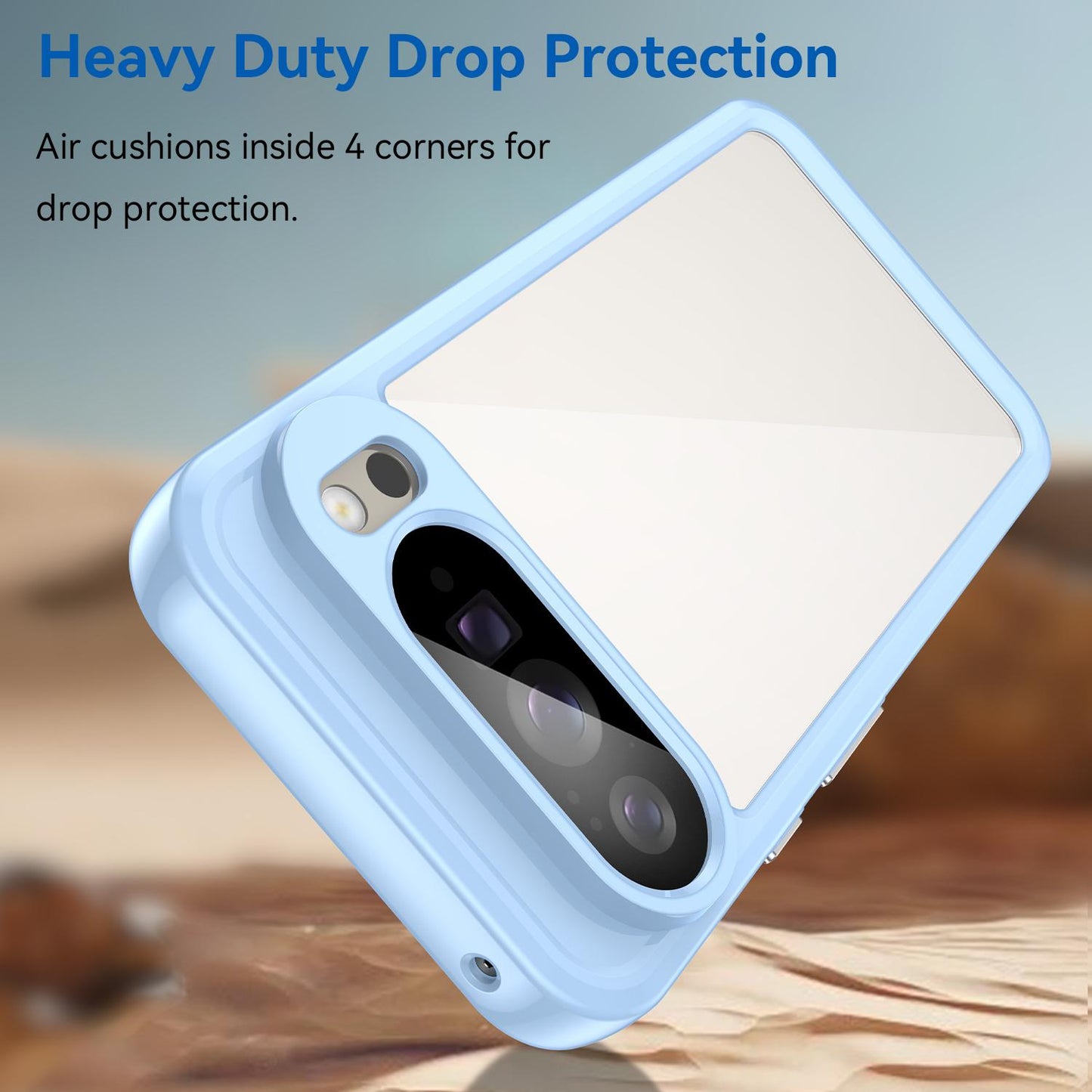 Google Pixel 10 Pro XL Acrylic Hybrid TPU Protective Phone Case, Colourful Series Shockproof Cover