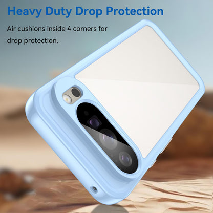 Google Pixel 10 Pro XL Acrylic Hybrid TPU Protective Phone Case, Colourful Series Shockproof Cover
