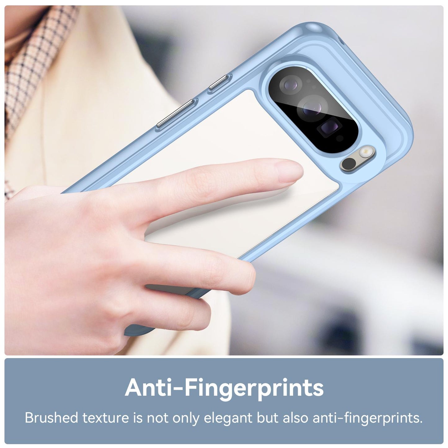 Google Pixel 10 Pro XL Acrylic Hybrid TPU Protective Phone Case, Colourful Series Shockproof Cover