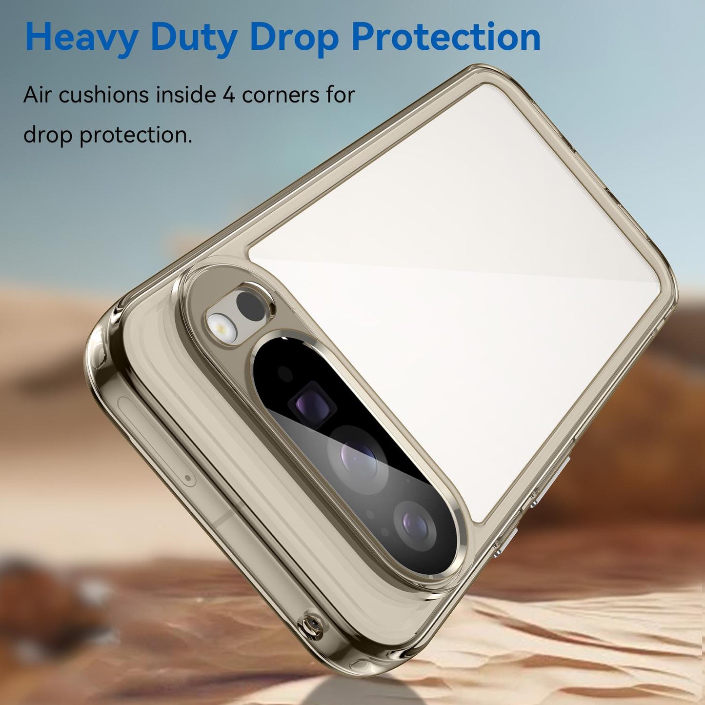 Google Pixel 10 Pro XL Acrylic Hybrid TPU Protective Phone Case, Colourful Series Shockproof Cover
