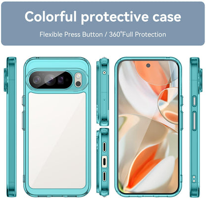Google Pixel 10 Pro XL Acrylic Hybrid TPU Protective Phone Case, Colourful Series Shockproof Cover