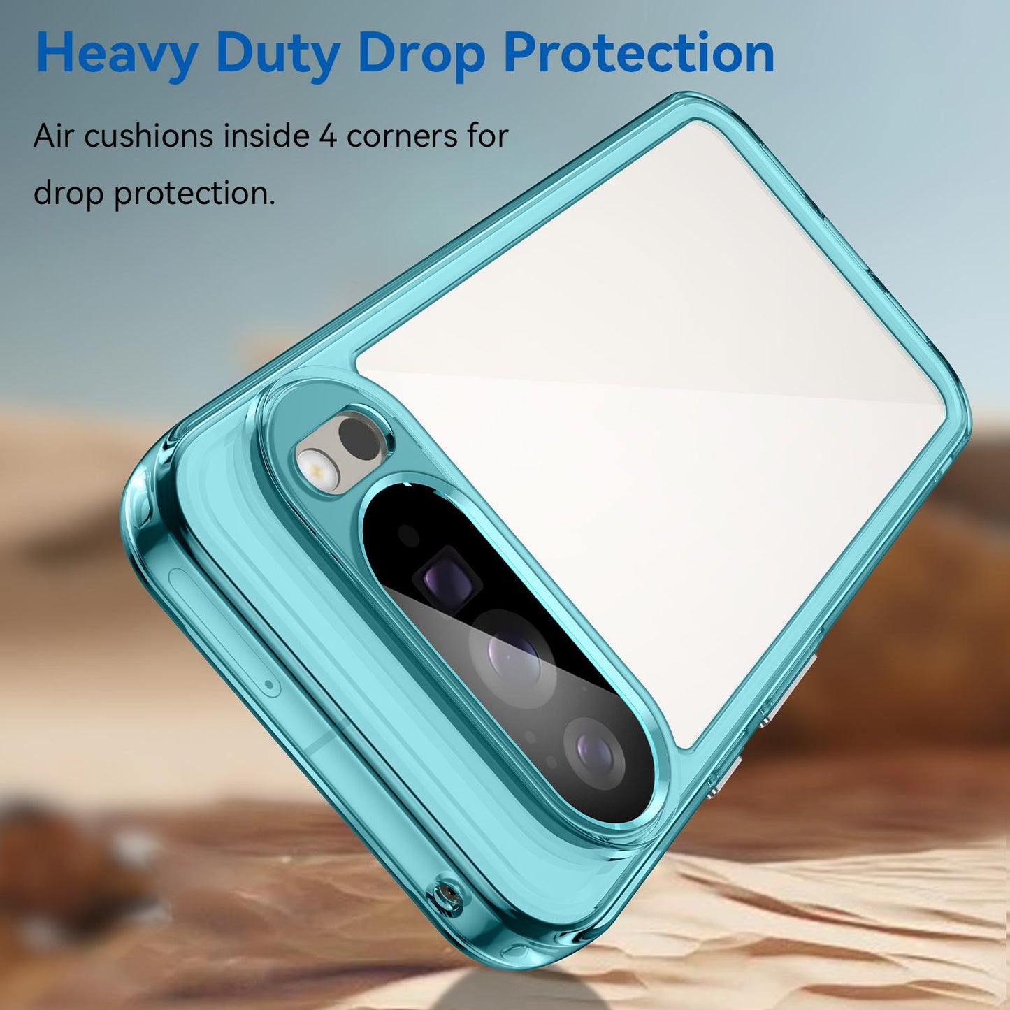 Google Pixel 10 Pro XL Acrylic Hybrid TPU Protective Phone Case, Colourful Series Shockproof Cover