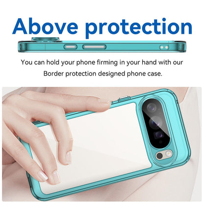 Google Pixel 10 Pro XL Acrylic Hybrid TPU Protective Phone Case, Colourful Series Shockproof Cover