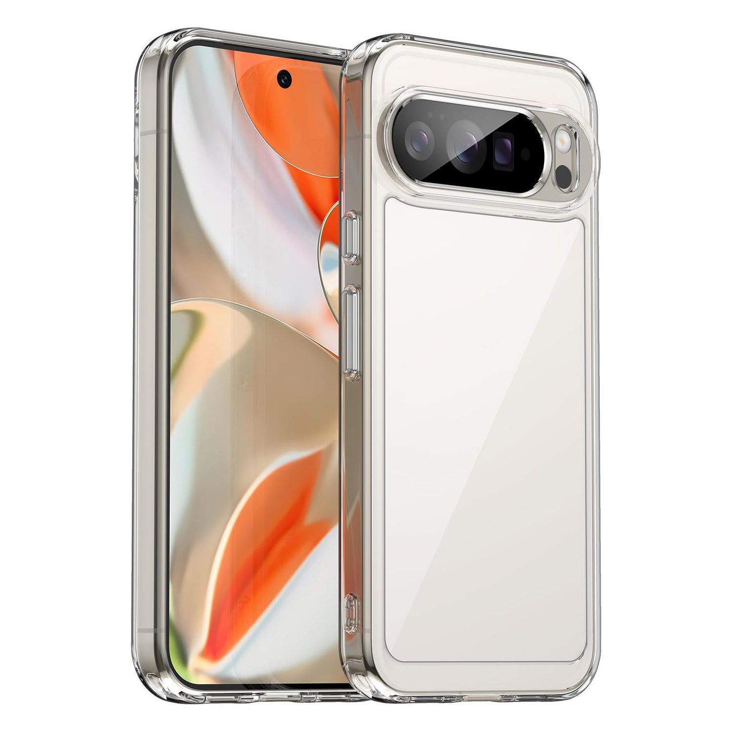 Google Pixel 10 Pro XL Acrylic Hybrid TPU Protective Phone Case, Colourful Series Shockproof Cover