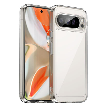Google Pixel 10 Pro XL Acrylic Hybrid TPU Protective Phone Case, Colourful Series Shockproof Cover