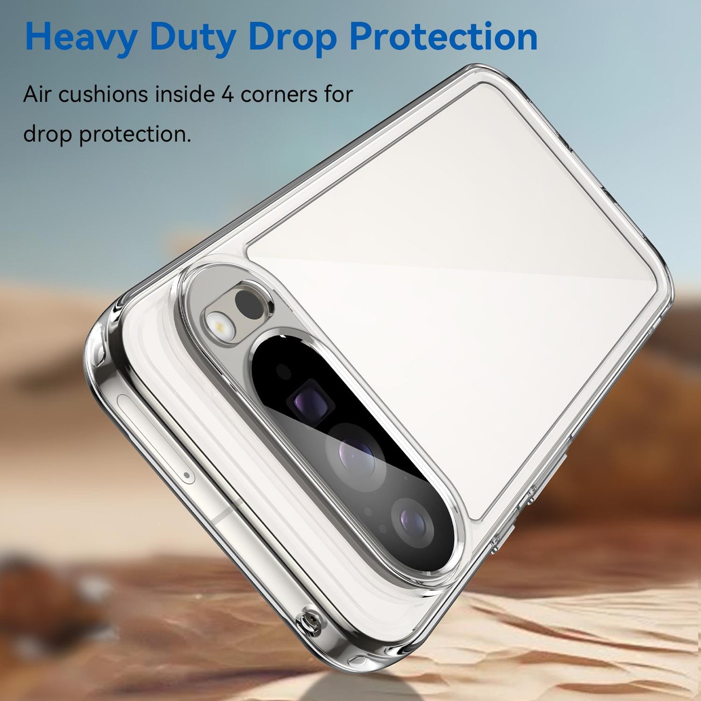 Google Pixel 10 Pro XL Acrylic Hybrid TPU Protective Phone Case, Colourful Series Shockproof Cover