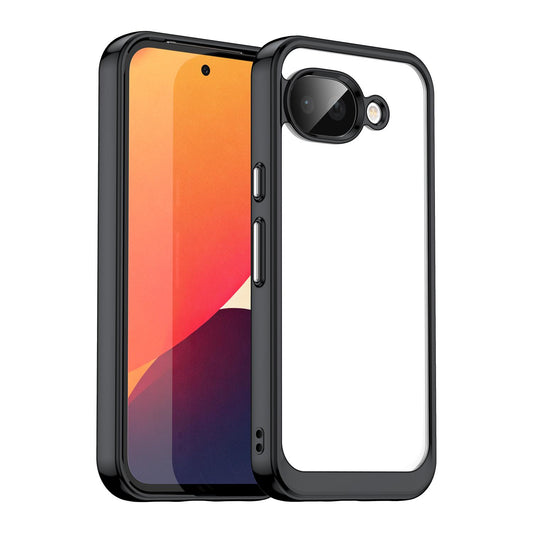 Google Pixel 10a Acrylic Hybrid TPU Protective Phone Case, Colourful Series Shockproof Cover
