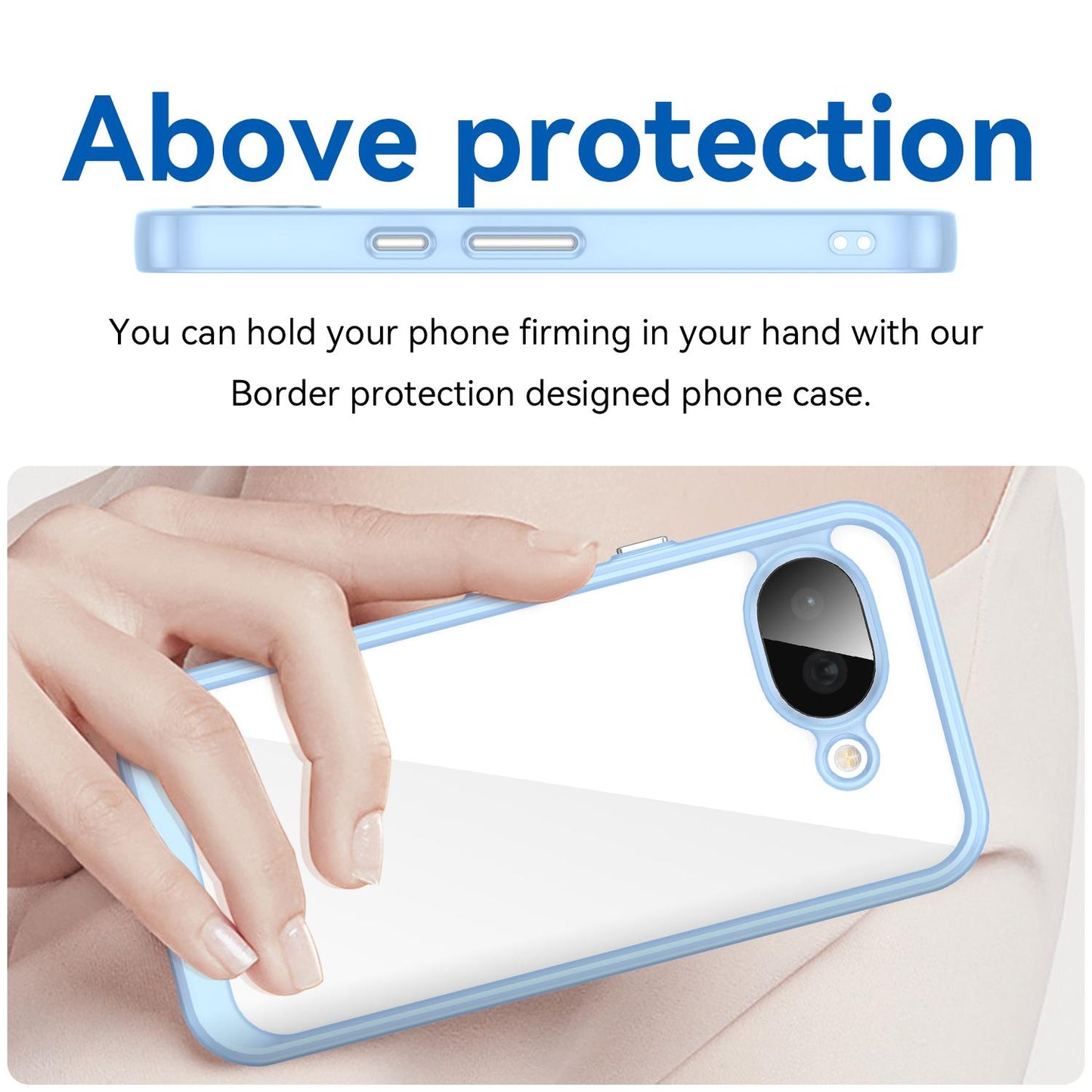 Google Pixel 10a Acrylic Hybrid TPU Protective Phone Case, Colourful Series Shockproof Cover