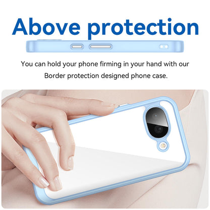 Google Pixel 10a Acrylic Hybrid TPU Protective Phone Case, Colourful Series Shockproof Cover