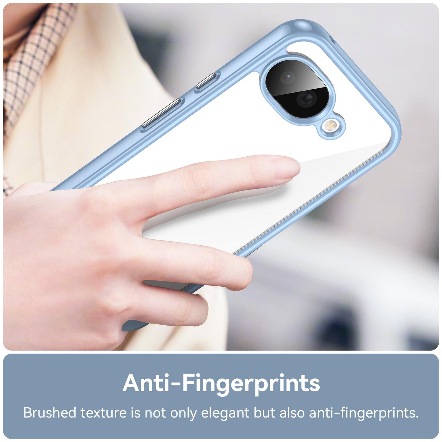 Google Pixel 10a Acrylic Hybrid TPU Protective Phone Case, Colourful Series Shockproof Cover