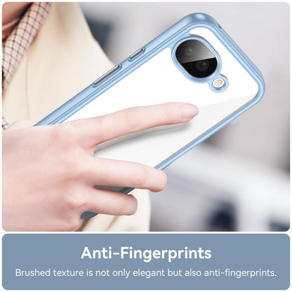 Google Pixel 10a Acrylic Hybrid TPU Protective Phone Case, Colourful Series Shockproof Cover