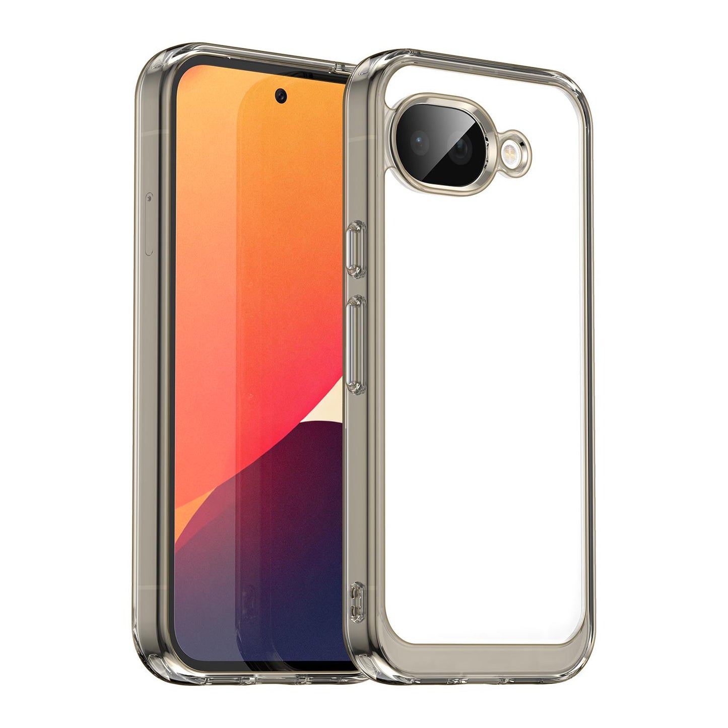 Google Pixel 10a Acrylic Hybrid TPU Protective Phone Case, Colourful Series Shockproof Cover