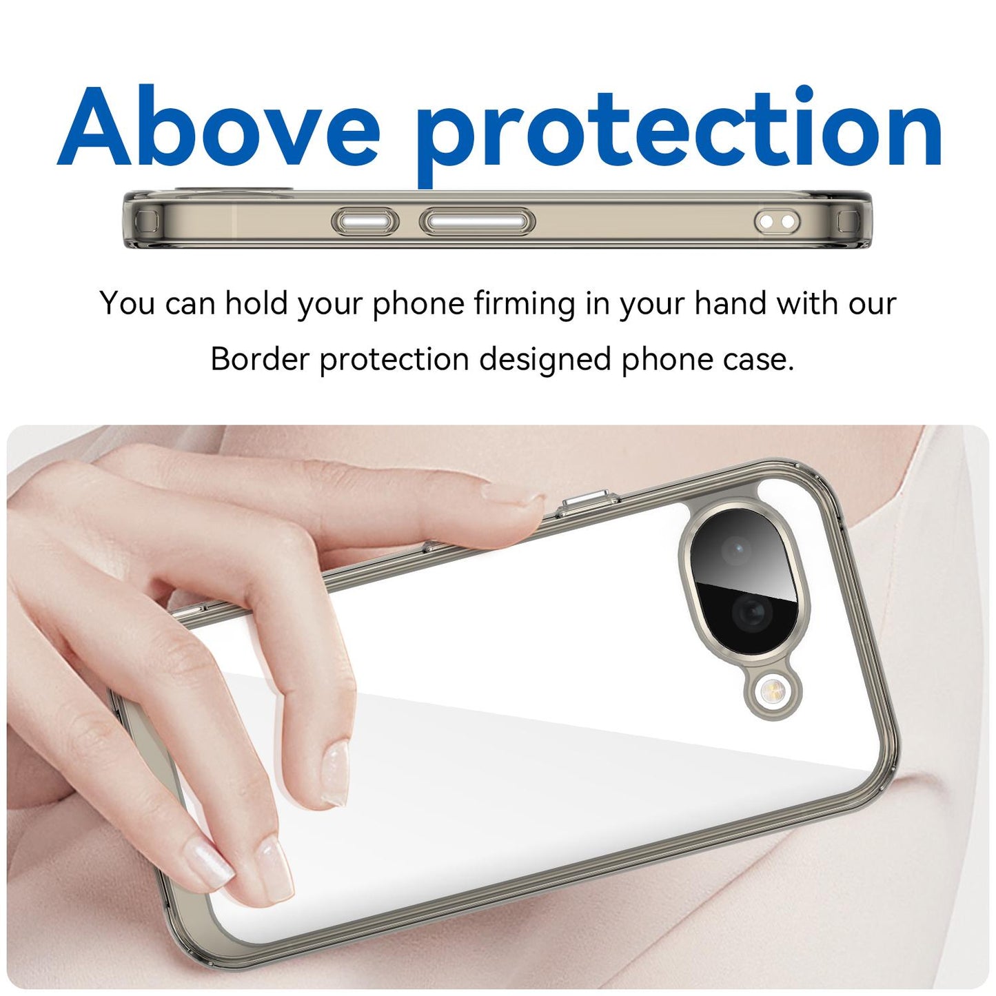 Google Pixel 10a Acrylic Hybrid TPU Protective Phone Case, Colourful Series Shockproof Cover