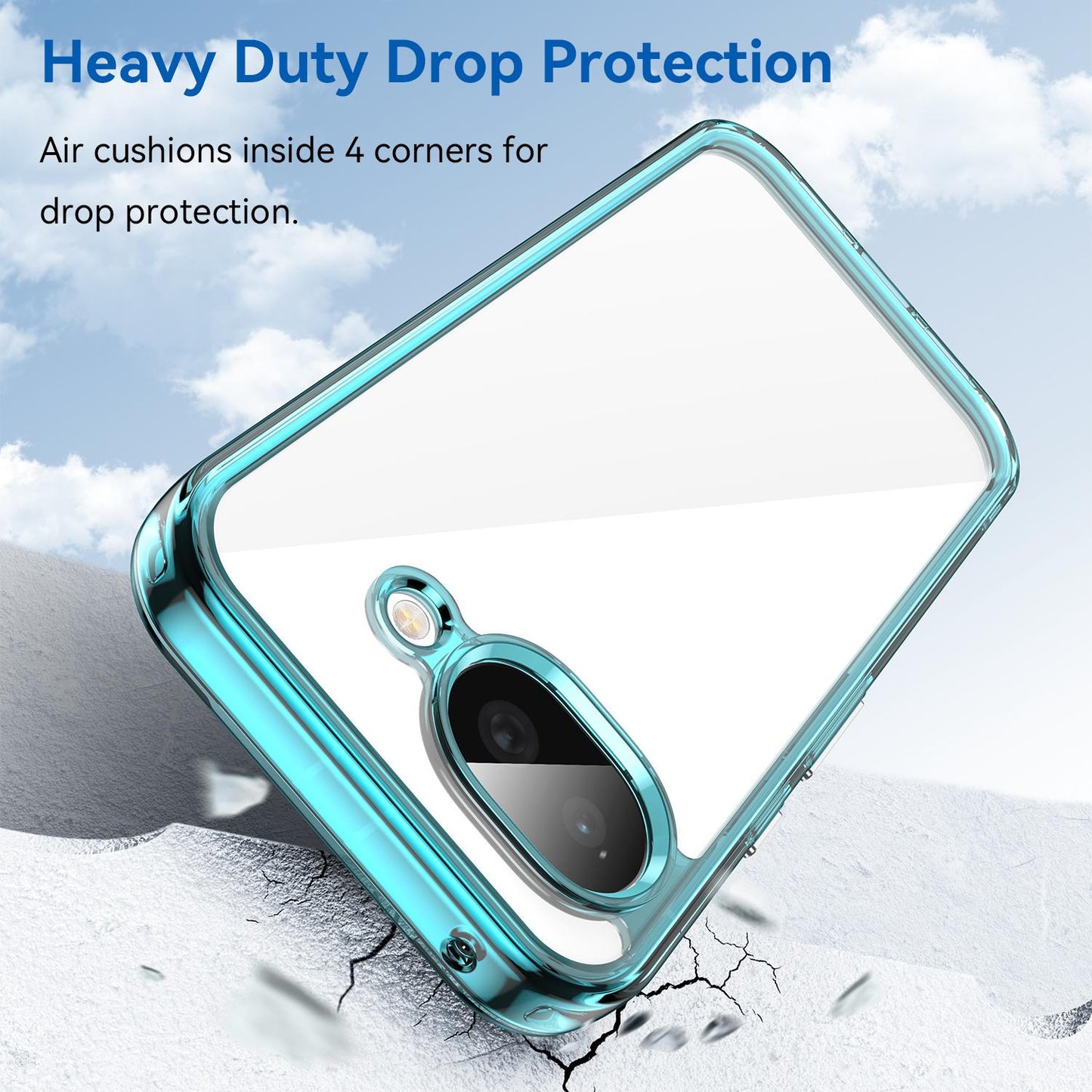 Google Pixel 10a Acrylic Hybrid TPU Protective Phone Case, Colourful Series Shockproof Cover