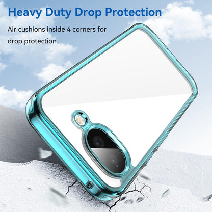 Google Pixel 10a Acrylic Hybrid TPU Protective Phone Case, Colourful Series Shockproof Cover