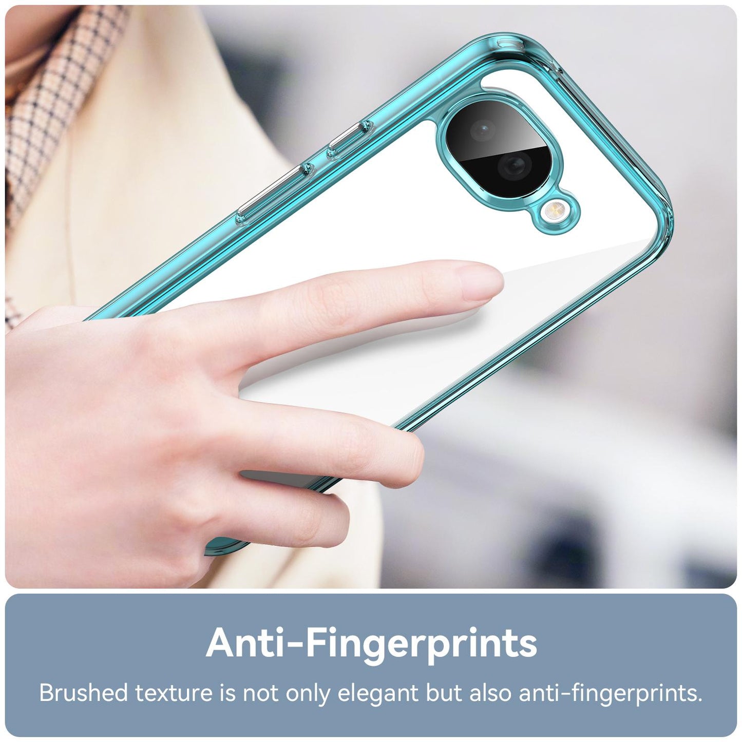 Google Pixel 10a Acrylic Hybrid TPU Protective Phone Case, Colourful Series Shockproof Cover