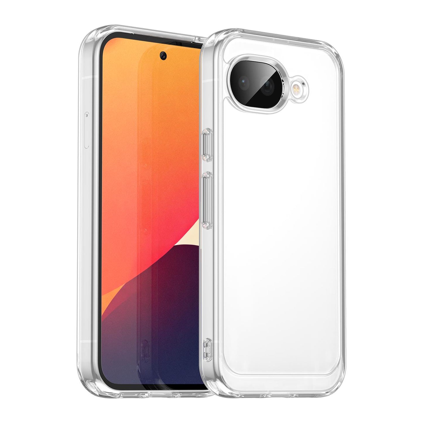 Google Pixel 10a Acrylic Hybrid TPU Protective Phone Case, Colourful Series Shockproof Cover