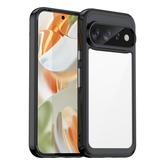 Google Pixel 11 Pro Acrylic Hybrid TPU Protective Phone Case, Colourful Series Shockproof Cover