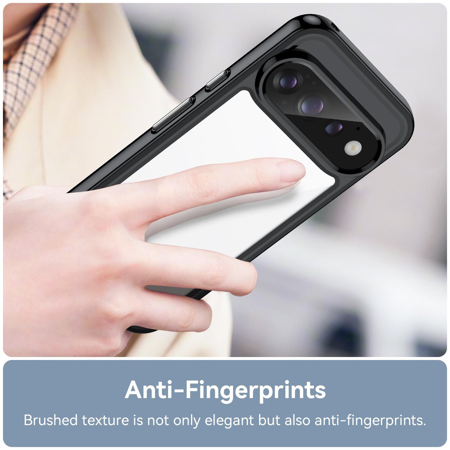Google Pixel 11 Pro Acrylic Hybrid TPU Protective Phone Case, Colourful Series Shockproof Cover