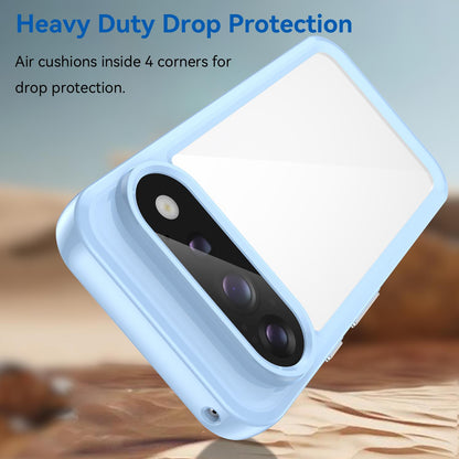 Google Pixel 11 Pro Acrylic Hybrid TPU Protective Phone Case, Colourful Series Shockproof Cover