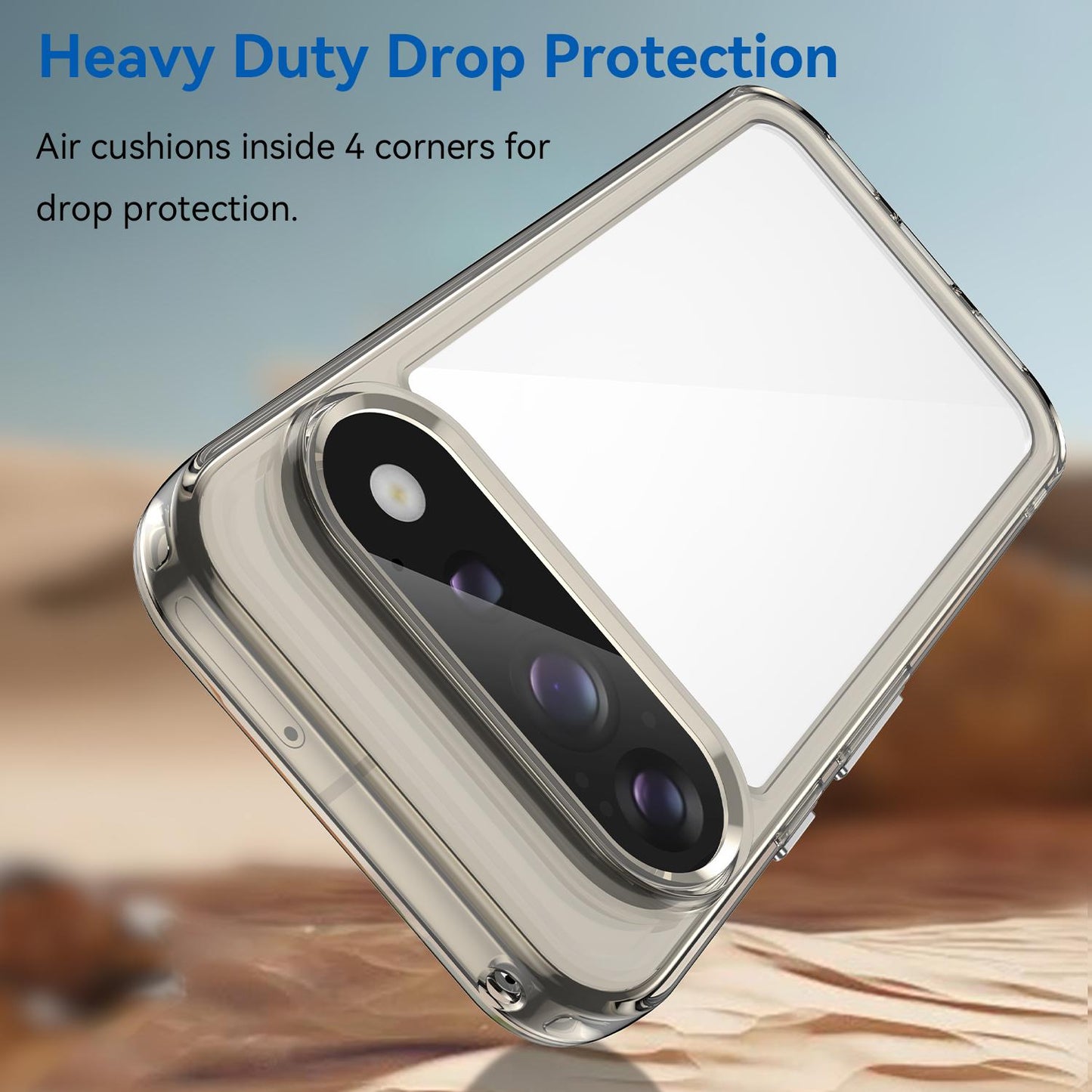 Google Pixel 11 Pro Acrylic Hybrid TPU Protective Phone Case, Colourful Series Shockproof Cover