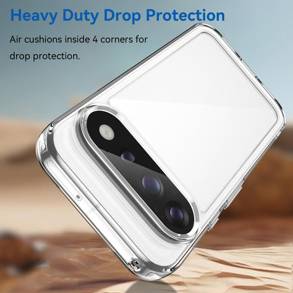 Google Pixel 11 Pro Acrylic Hybrid TPU Protective Phone Case, Colourful Series Shockproof Cover