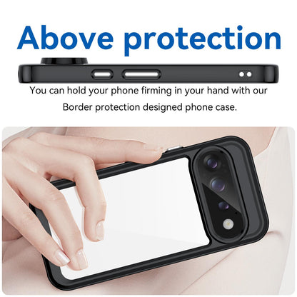 Google Pixel 11 Acrylic Hybrid TPU Protective Phone Case, Colourful Series Shockproof Cover