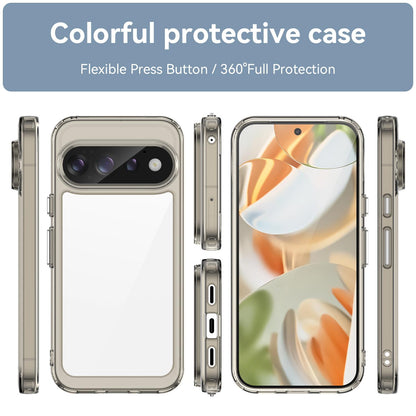 Google Pixel 11 Acrylic Hybrid TPU Protective Phone Case, Colourful Series Shockproof Cover