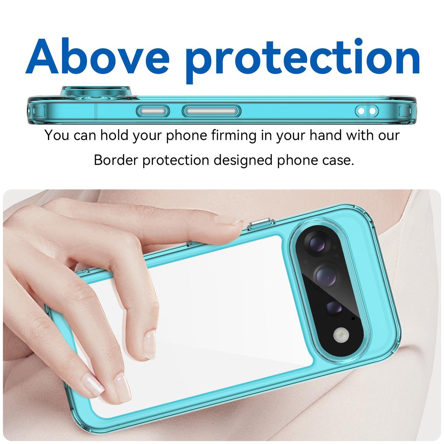 Google Pixel 11 Acrylic Hybrid TPU Protective Phone Case, Colourful Series Shockproof Cover