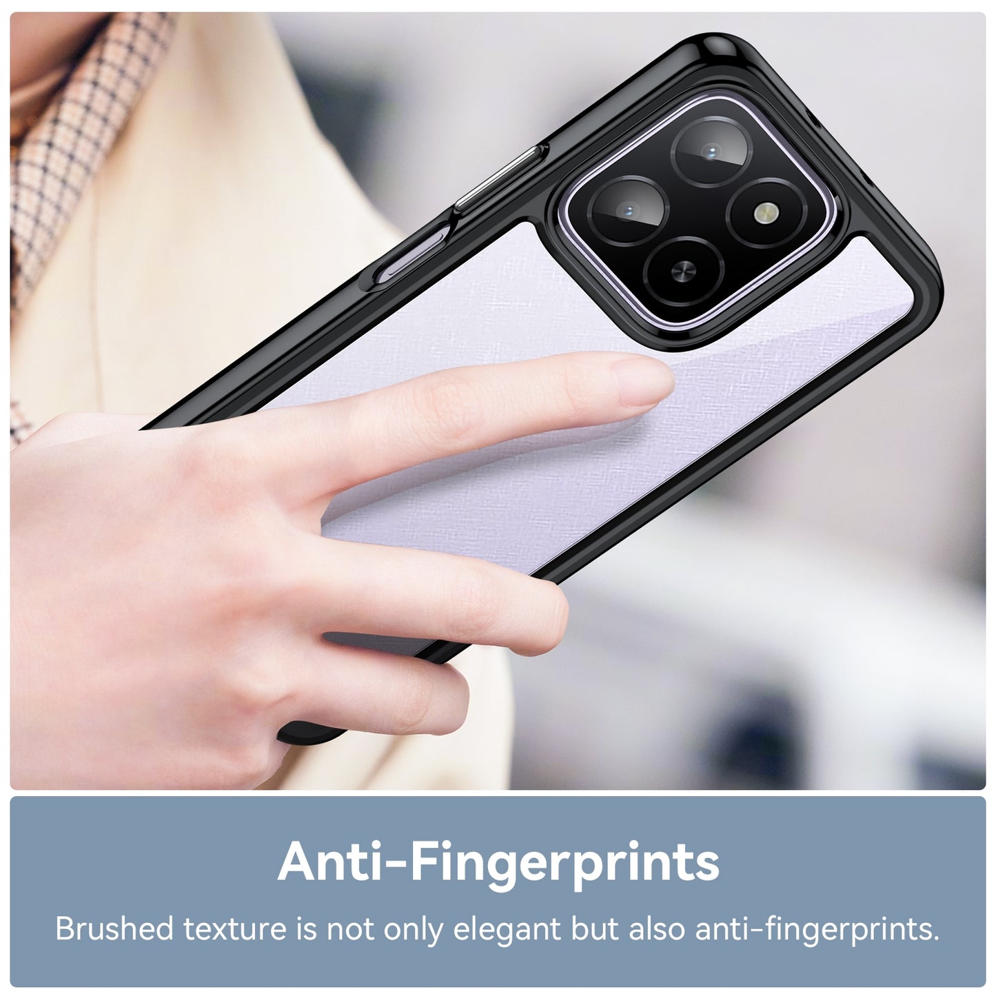 Honor X5b Acrylic Hybrid TPU Protective Phone Case, Colourful Series Shockproof Cover