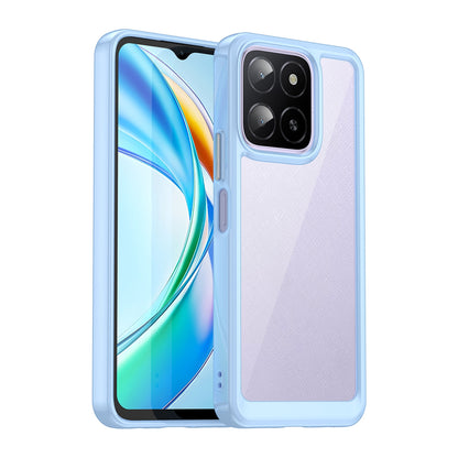 Honor X5b Acrylic Hybrid TPU Protective Phone Case, Colourful Series Shockproof Cover
