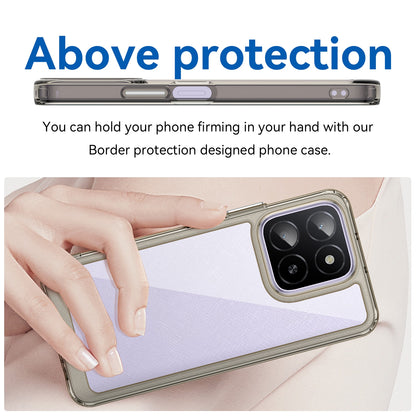 Honor X5b Acrylic Hybrid TPU Protective Phone Case, Colourful Series Shockproof Cover