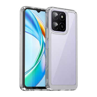 Honor X5b Acrylic Hybrid TPU Protective Phone Case, Colourful Series Shockproof Cover