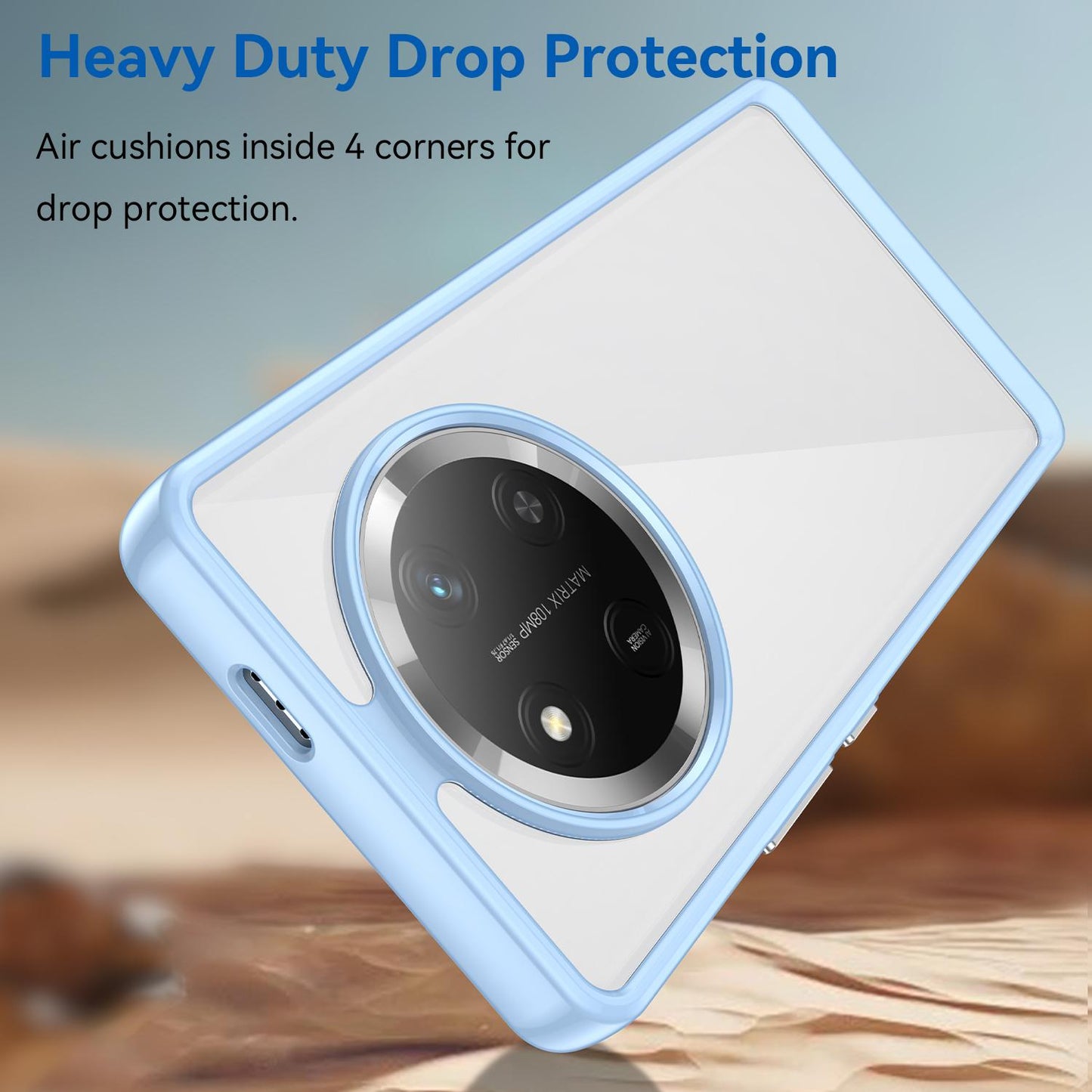 Honor Magic7 Lite Acrylic Hybrid TPU Protective Phone Case, Colourful Series Shockproof Cover