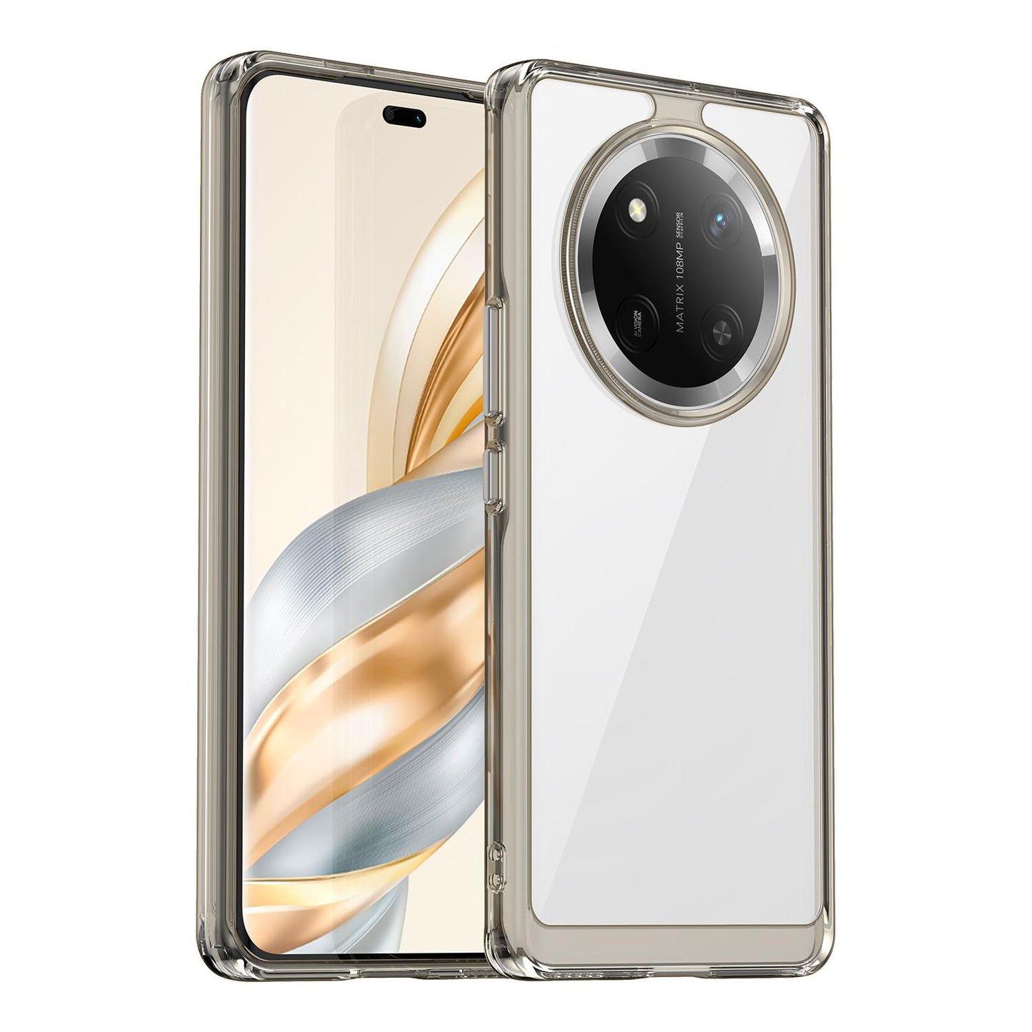 Honor X9c Acrylic Hybrid TPU Protective Phone Case, Colourful Series Shockproof Cover