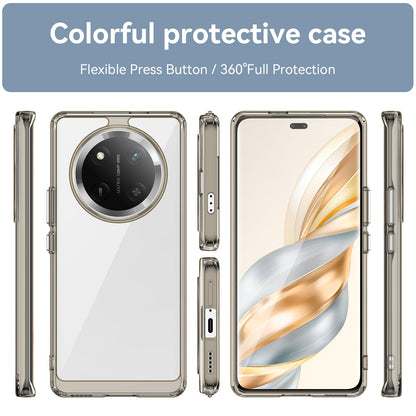 Honor X9c Acrylic Hybrid TPU Protective Phone Case, Colourful Series Shockproof Cover