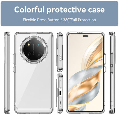 Honor X9c Acrylic Hybrid TPU Protective Phone Case, Colourful Series Shockproof Cover