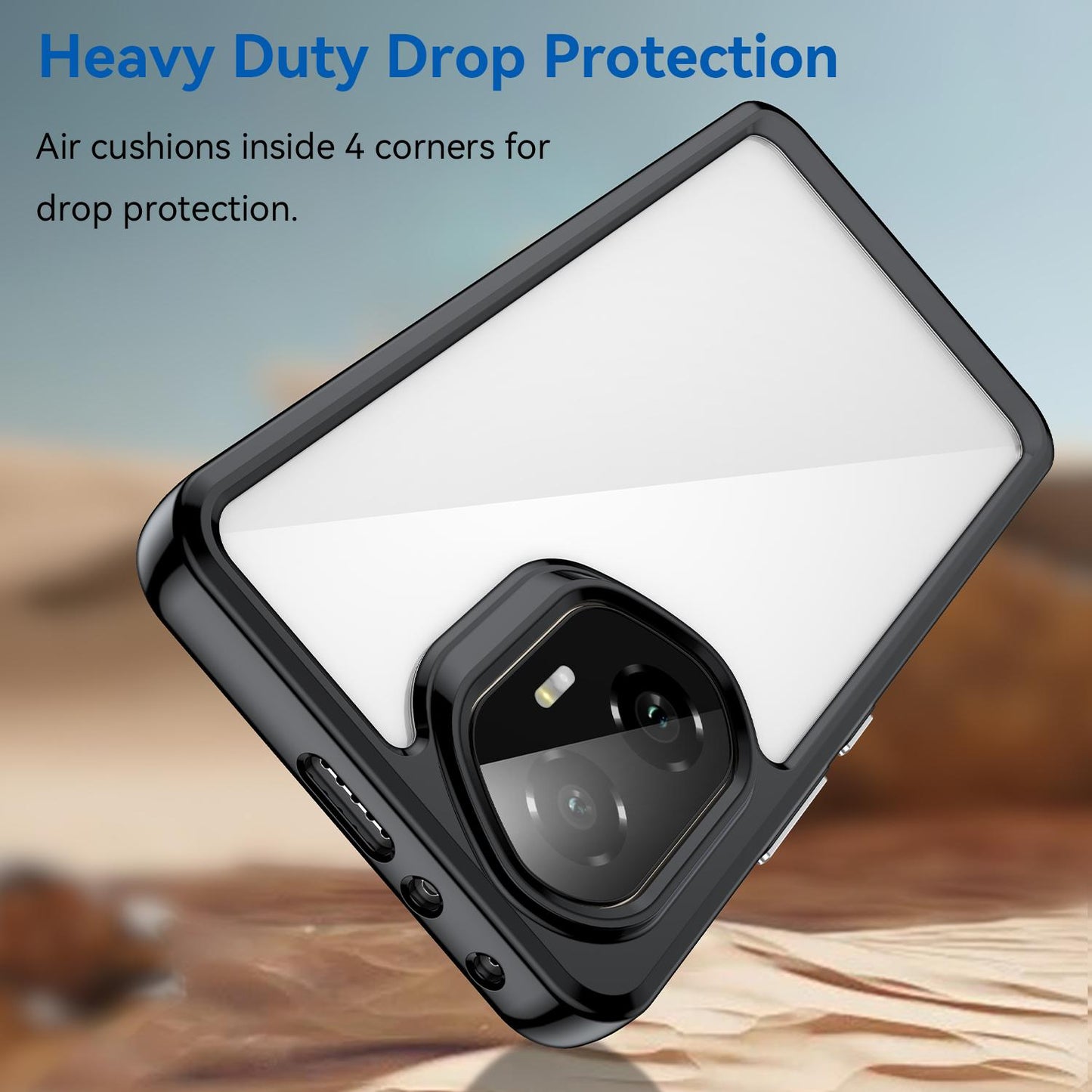 Honor 300 Acrylic Hybrid TPU Protective Phone Case, Colourful Series Shockproof Cover