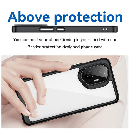 Honor 300 Acrylic Hybrid TPU Protective Phone Case, Colourful Series Shockproof Cover